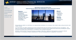 Desktop Screenshot of barnetfinancial.com
