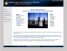 Tablet Screenshot of barnetfinancial.com